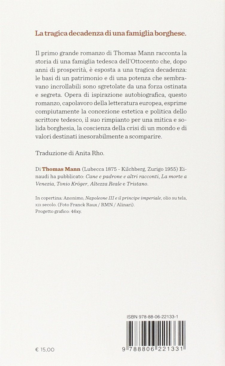 I BUDDENBROOK. DECADENZA DI UNA FAMIGLIA