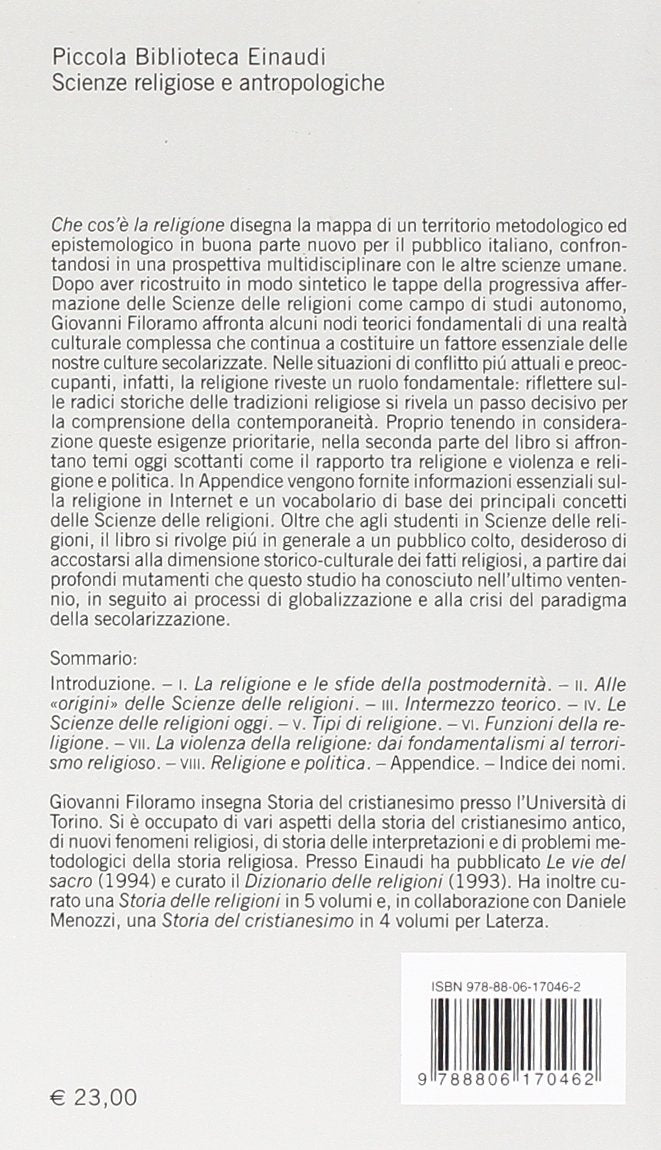 CHE COS'È LA RELIGIONE. Temi metodi e problemi