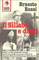 Il sillabo e dopo