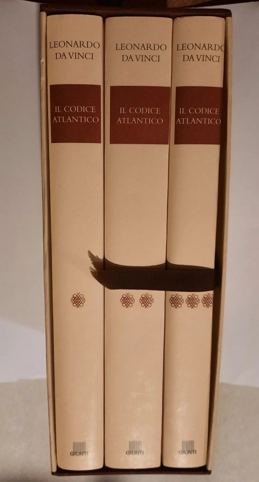 IL CODICE ATLANTICO: EDIZIONE INTEGRALE IN TRE VOLUMI CON TRASCRIZIONE DIPLOMATICA