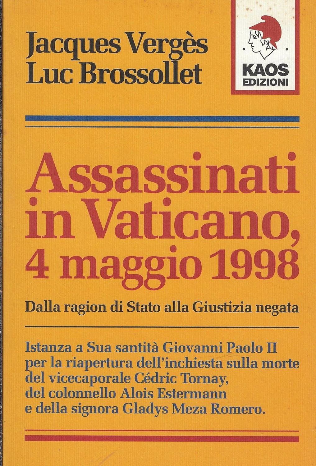 ASSASSINATI IN VATICANO