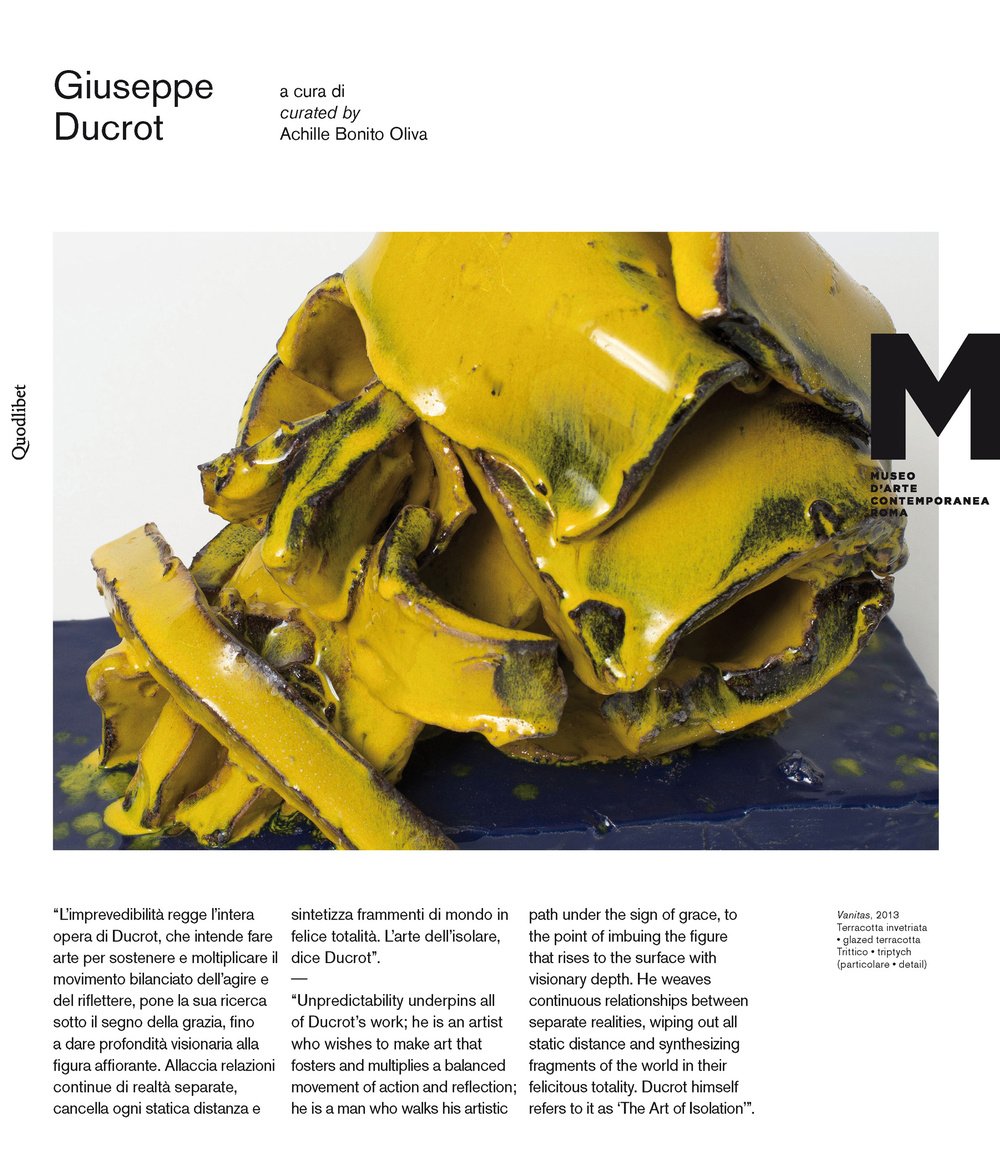 GIUSEPPE DUCROT. CATALOGO DELLA MOSTRA (ROMA, 20 FEBBRAIO-10 MAGGIO 2015). EDIZ. ITALIANA E INGLESE