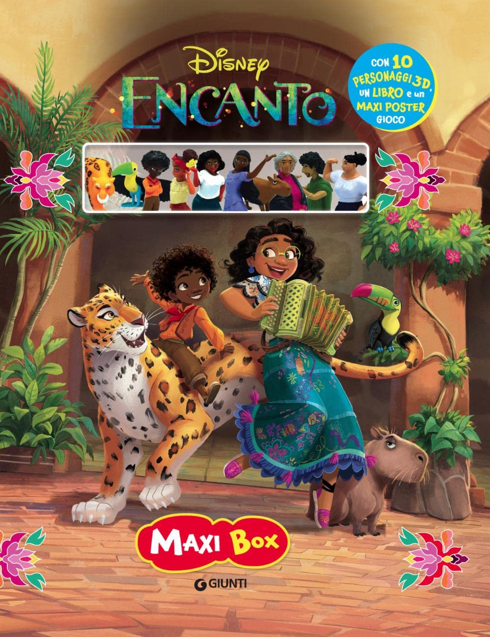 ENCANTO. MAXI BOX. EDIZ. A COLORI. CON 10 FIGURINE 3D IN PLASTICA. CON TAPPETINO GIOCO IN PLASTICA
