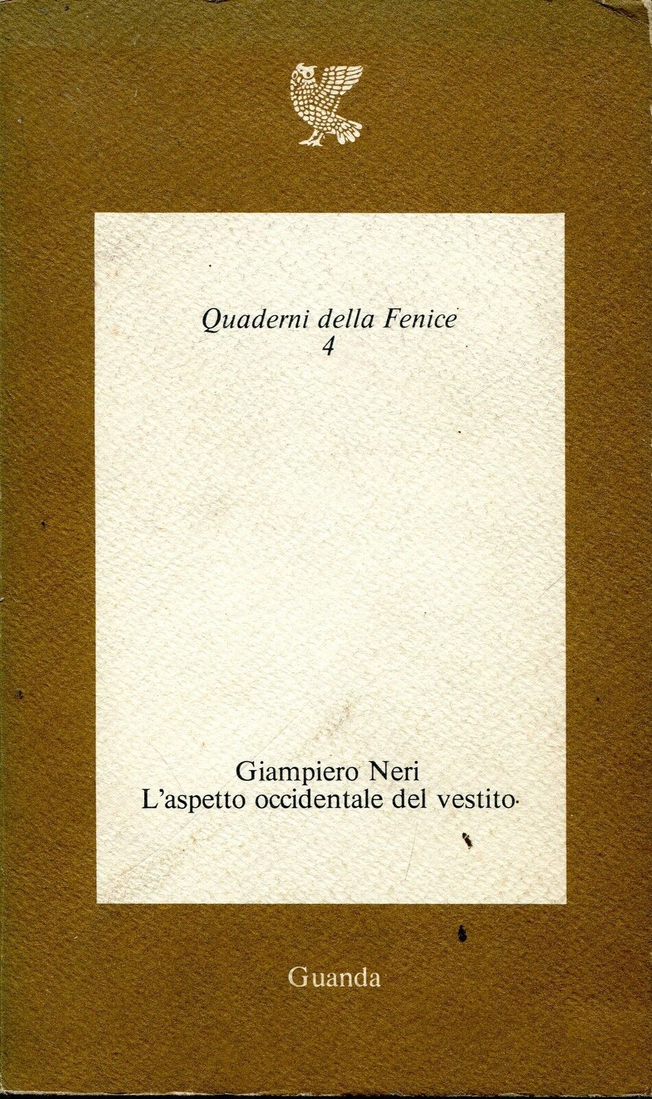 L'ASPETTO OCCIDENTALE DEL VESTITO