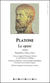 LE OPERE. TESTO GRECO A FRONTE. VOL. 4: REPUBBLICA-TIMEO-CRIZIA.