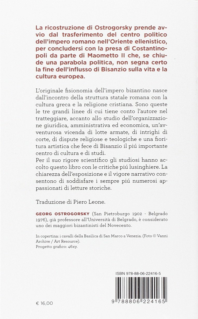 STORIA DELL'IMPERO BIZANTINO