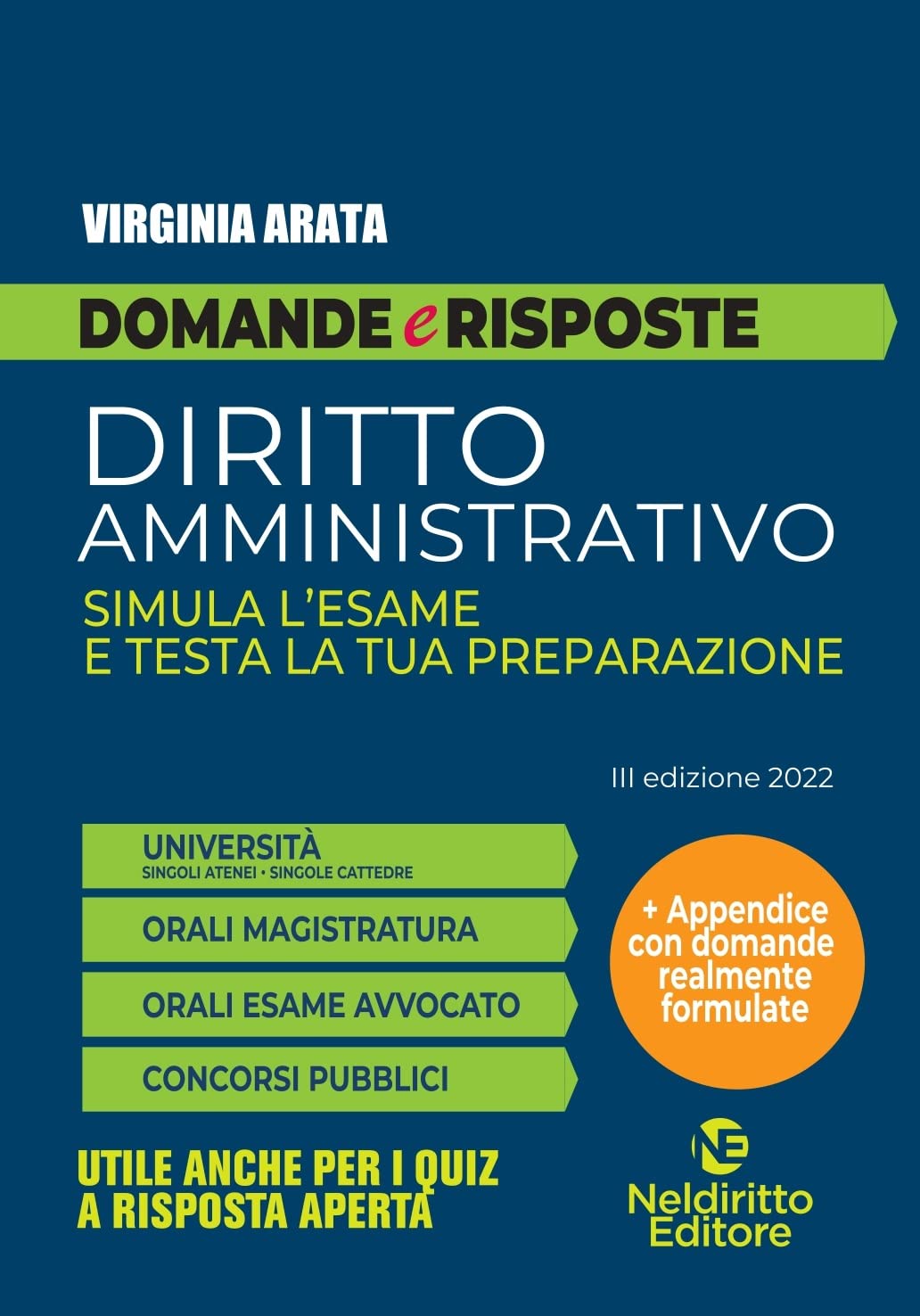 DOMANDE E RISPOSTE DIRITTO AMMINISTRATIVO