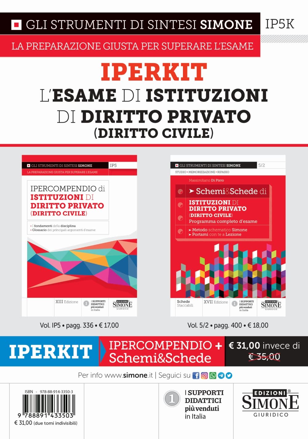IPERKIT ESAME DI ISTITUZIONI DI DIRITTO PRIVATO (DIRITTO CIVILE)