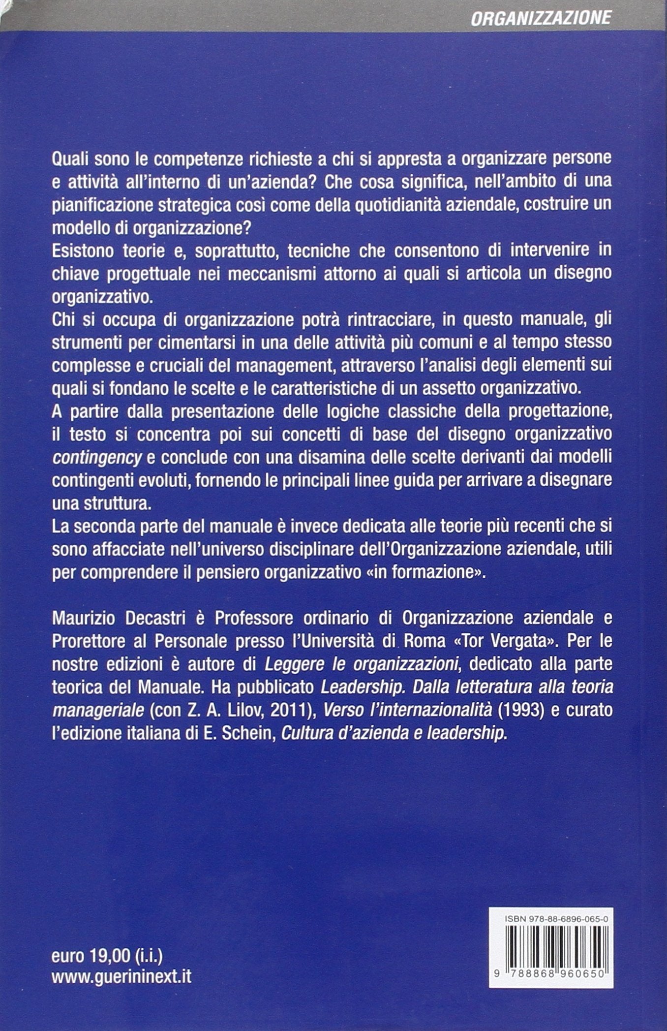 PROGETTARE LE ORGANIZZAZIONI