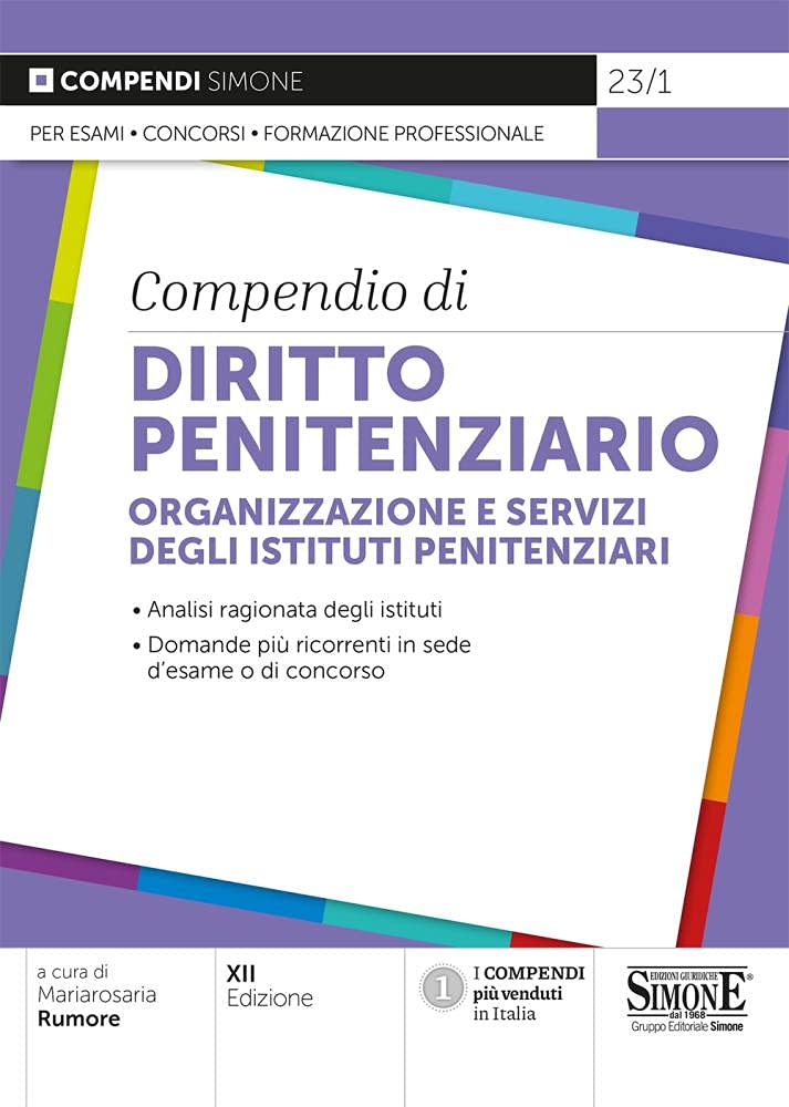 COMPENDIO DI DIRITTO PENITENZIARIO
