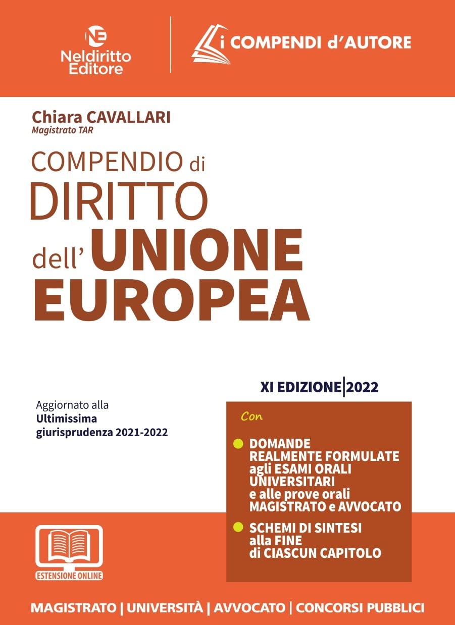 COMPENDI DI DIRITTO DELL’UNIONE EUROPEA