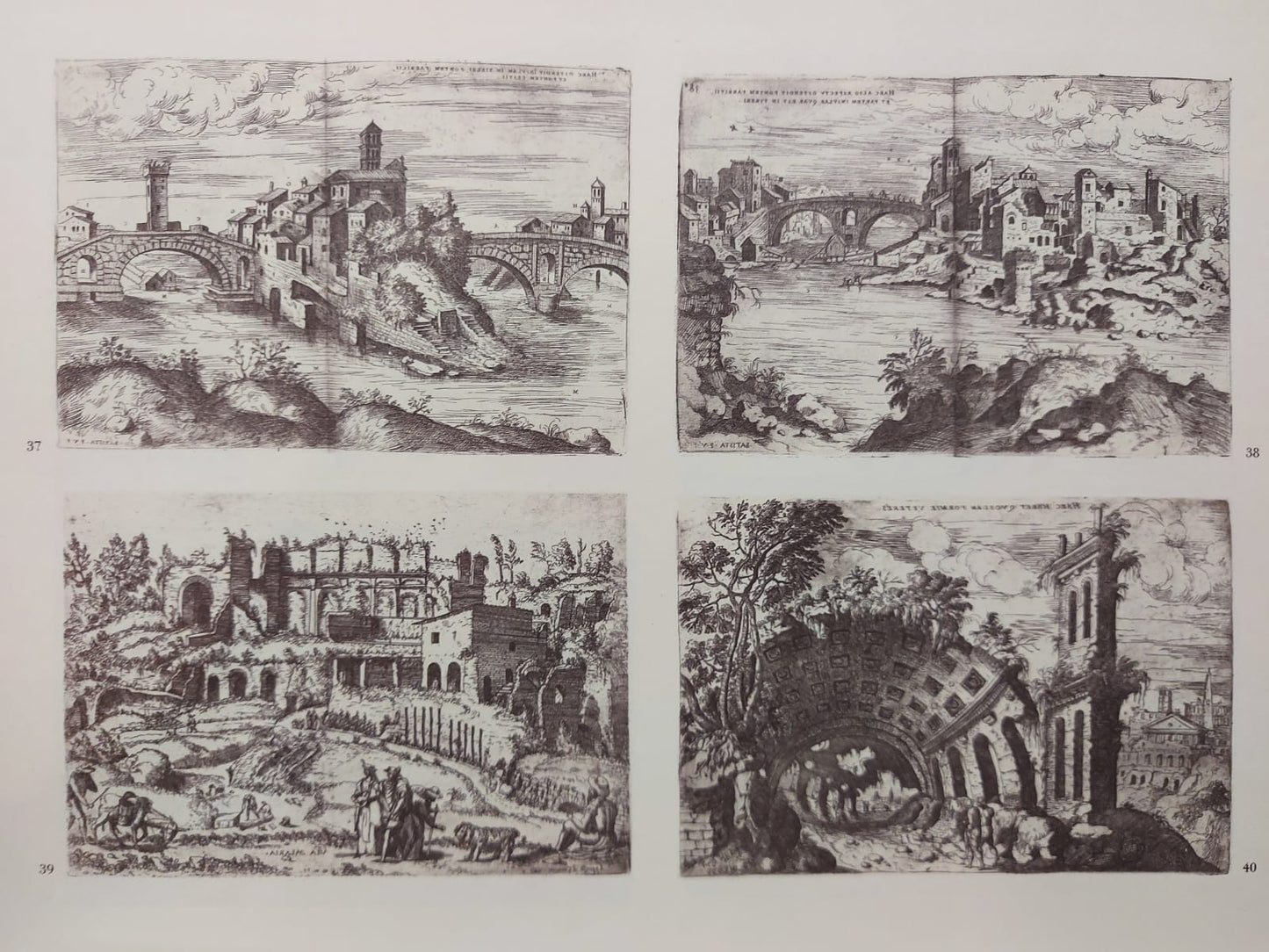 ANTICHITA' ROMANE. Incisioni di Giovanni Battista Pittoni