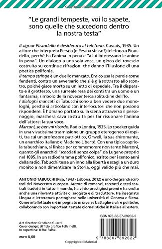 I DIALOGHI MANCATI-MARCONI, SE BEN MI RICORDO