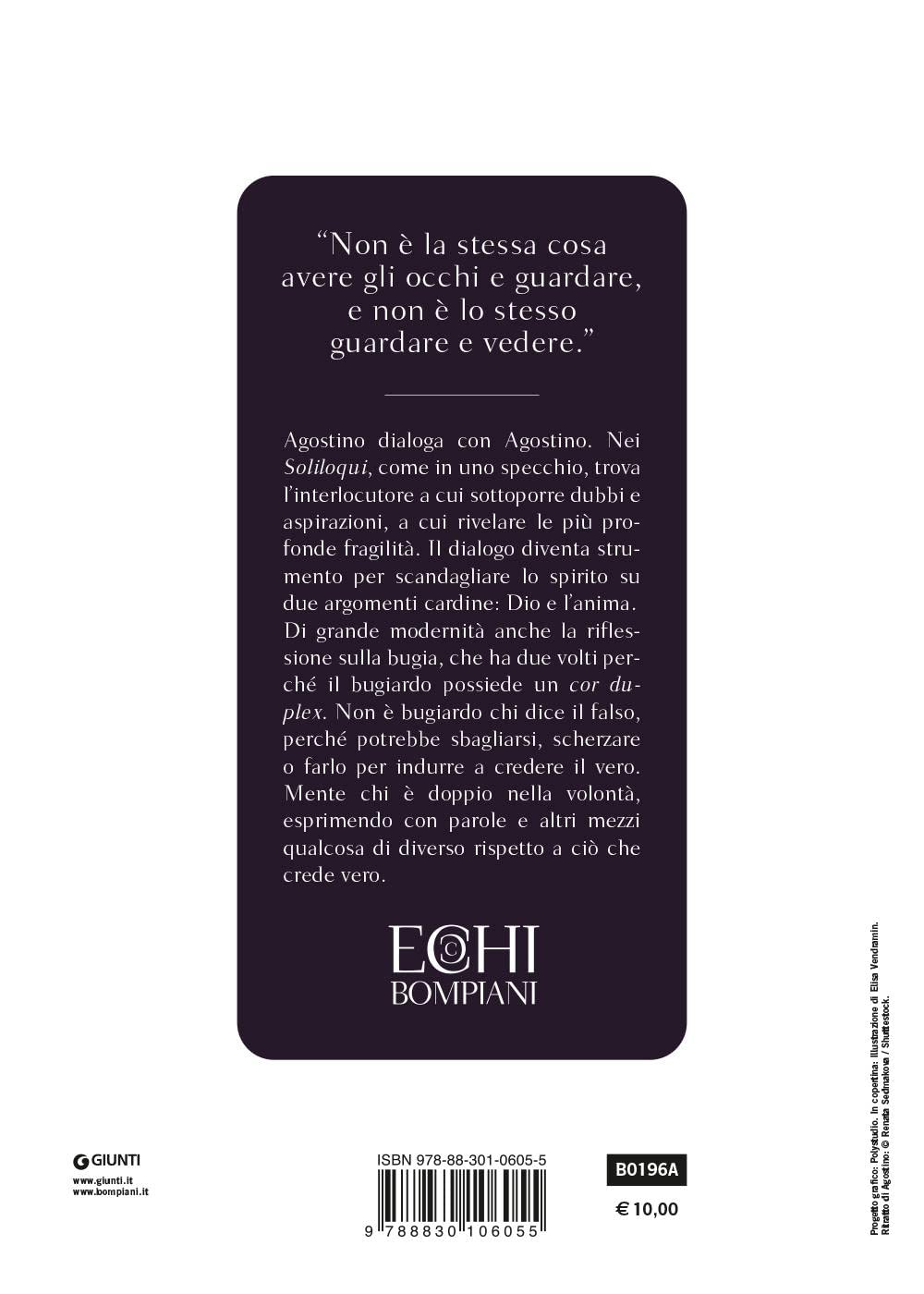 LO SGUARDO DELL'ANIMA È LA RAGIONE. SOLILOQUI. SULLA BUGIA