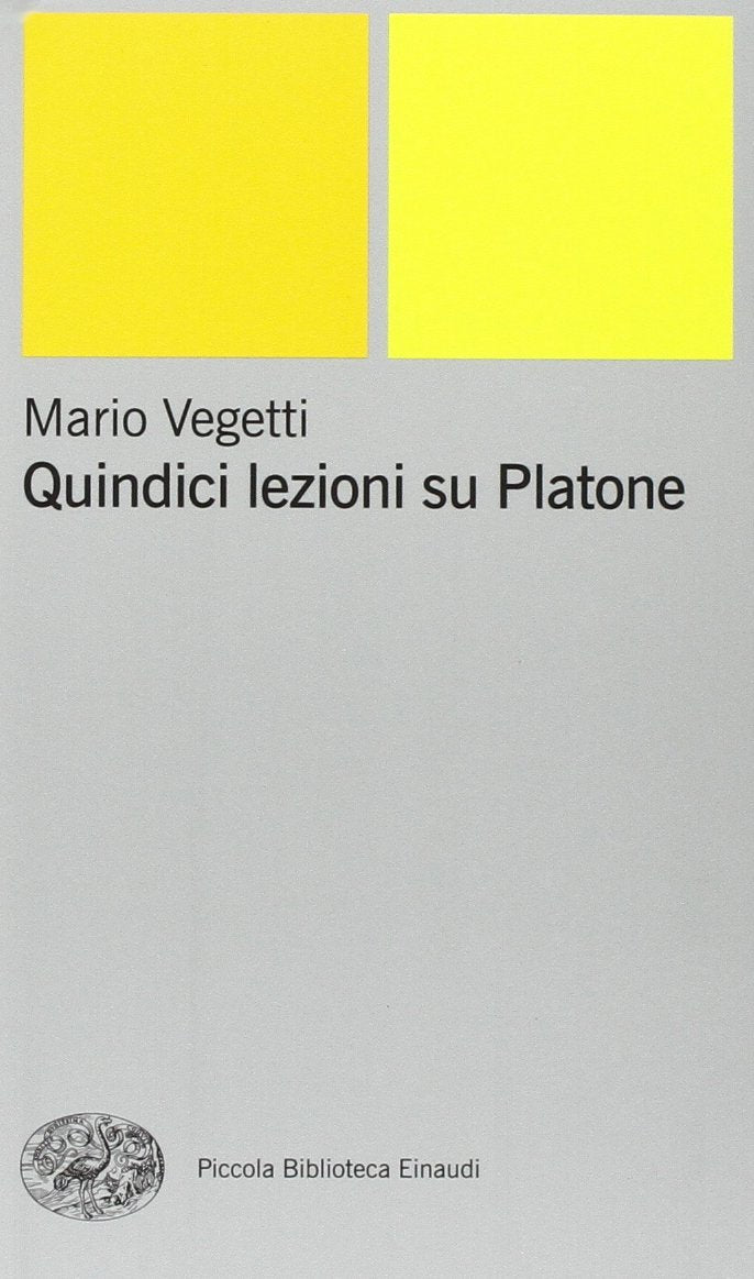 QUINDICI LEZIONI SU PLATONE
