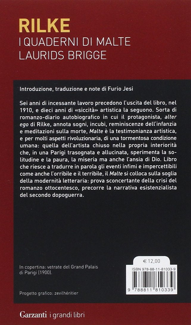 I QUADERNI DI MALTE LAURIDS BRIGGE