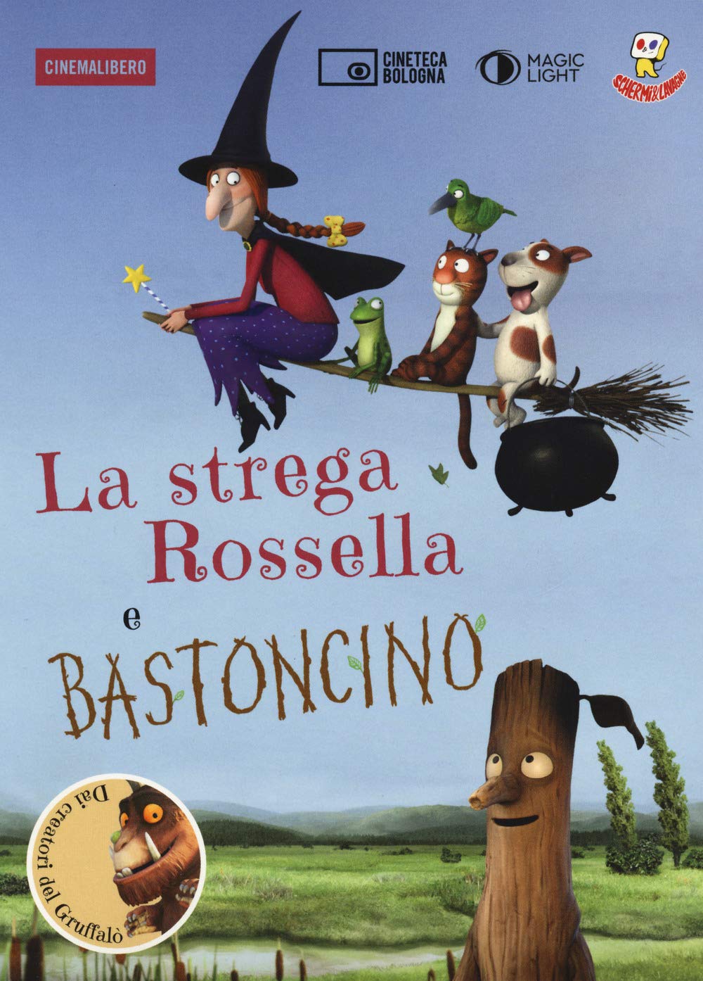 LA STREGA ROSSELLA-BASTONCINO. DVD. CON LIBRO