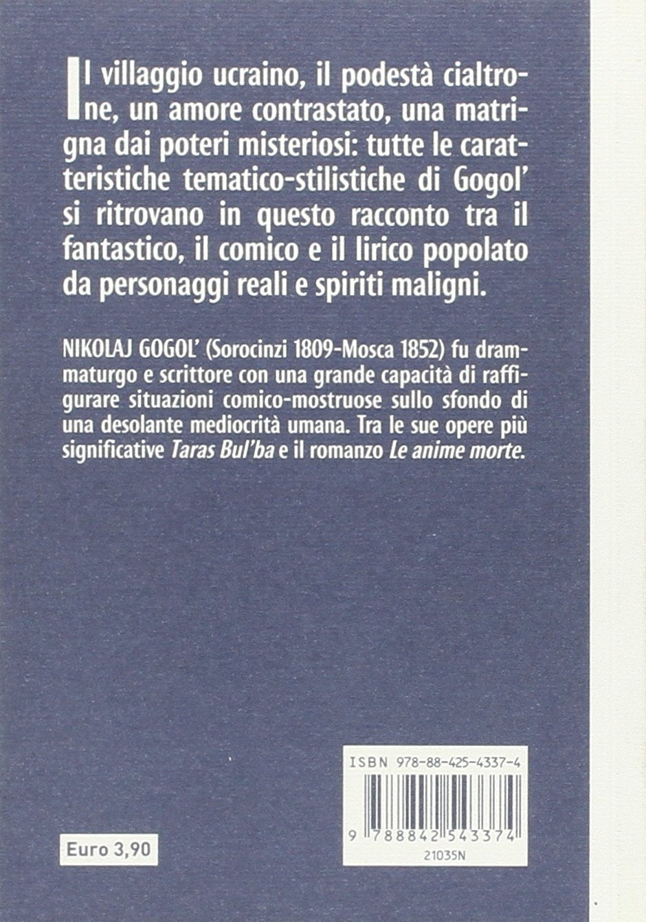 LA NOTTE DI MAGGIO O L'ANNEGATA