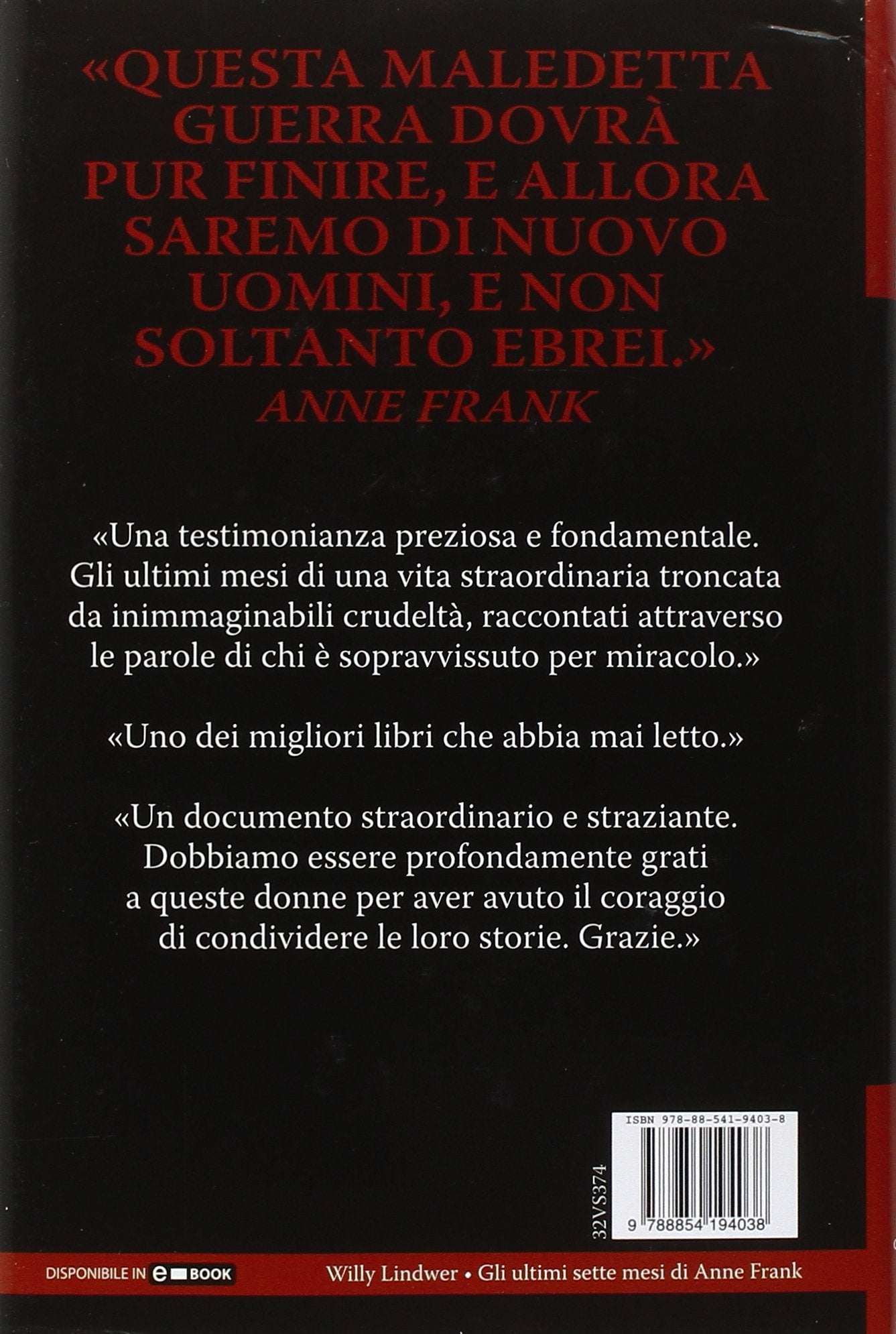 GLI ULTIMI SETTE MESI DI ANNA FRANK