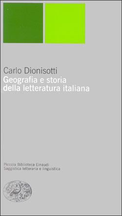 GEOGRAFIA E STORIA DELLA LETTERATURA ITALIANA