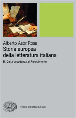 STORIA EUROPEA DELLA LETTERATURA ITALIANA