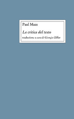 LA CRITICA DEL TESTO. NUOVA EDIZ