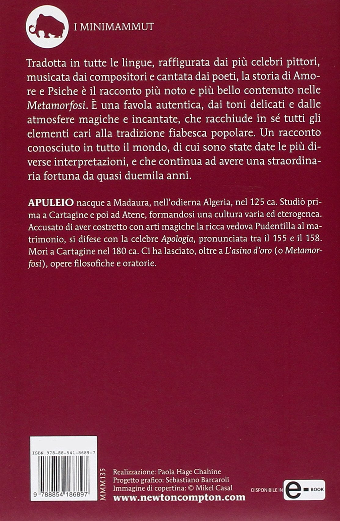 LA FAVOLA DI AMORE E PSICHE. TESTO LATINO A FRONTE. EDIZ. INTEGRALE