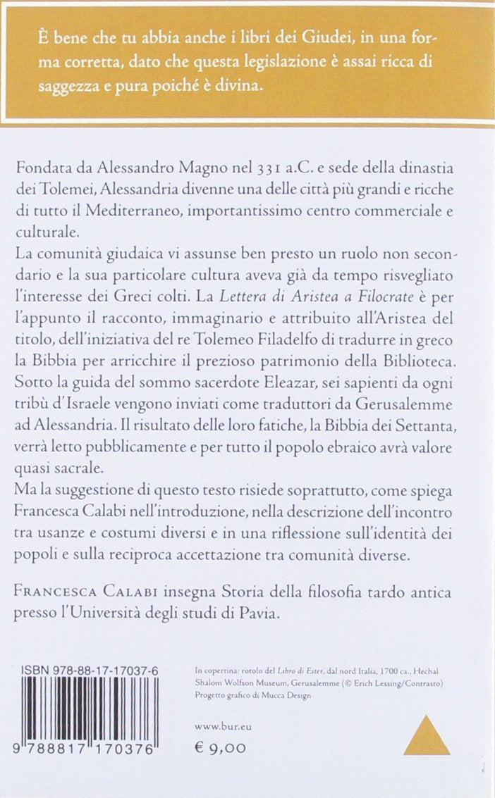 LETTERA DI ARISTEA A FILOCRATE
