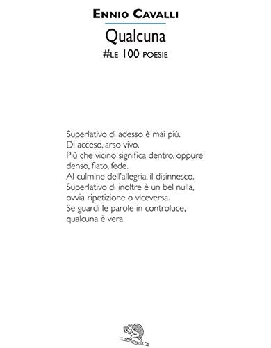 QUALCUNA. #LE 100 POESIE