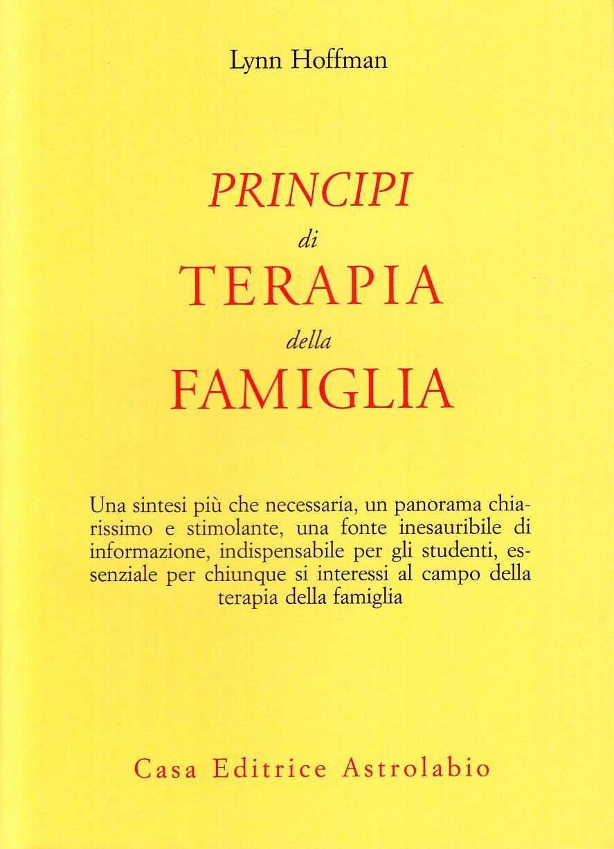 PRINCIPI DI TERAPIA DELLA FAMIGLIA