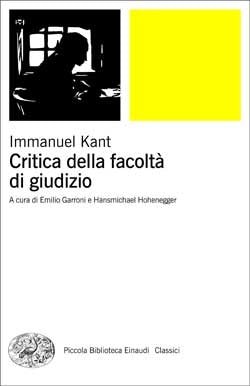 CRITICA DELLA FACOLTÀ DI GIUDIZIO