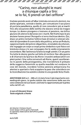 LISISTRATA. TESTO GRECO A FRONTE