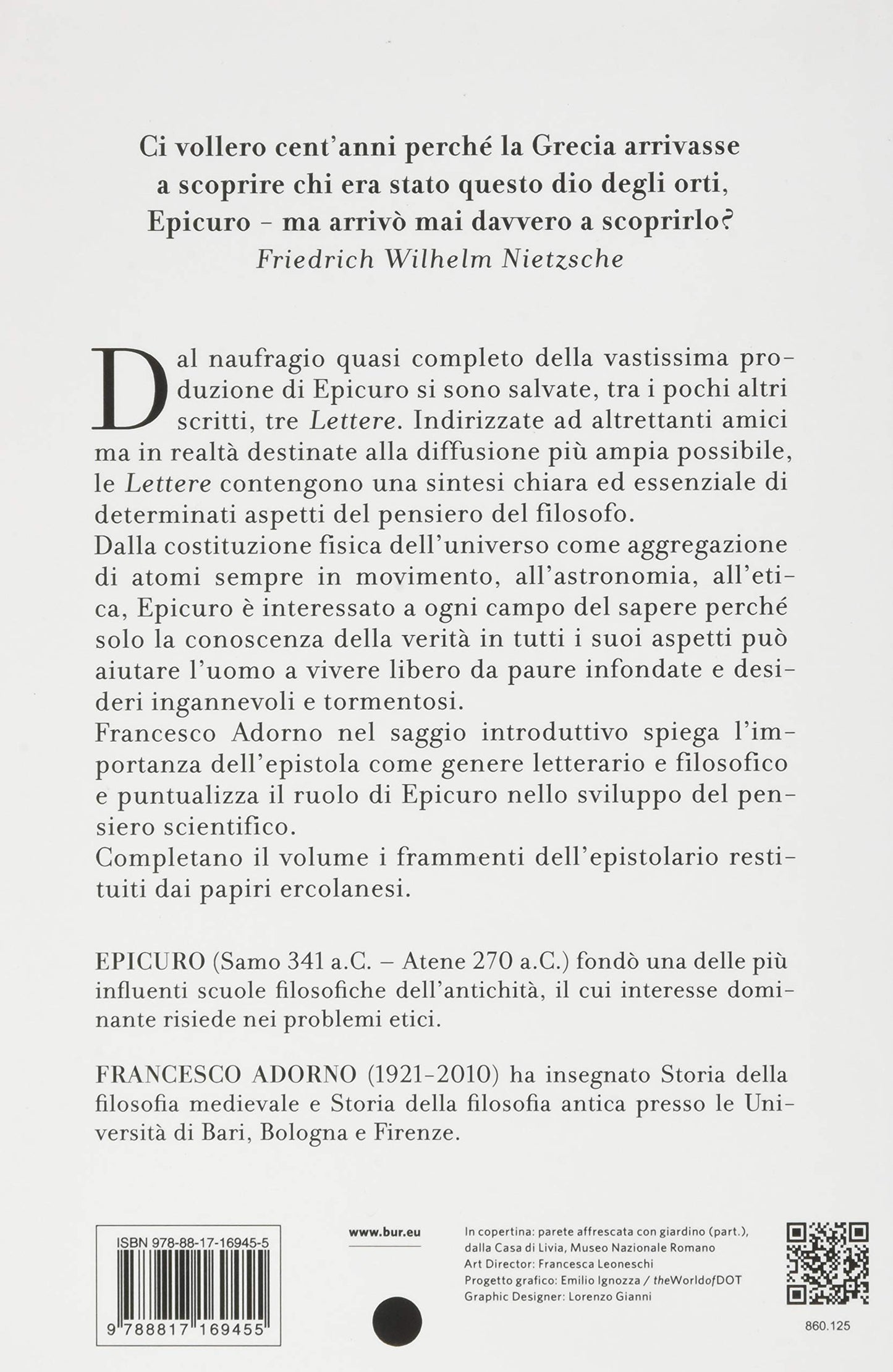 LETTERE SULLA FISICA, SUL CIELO E SULLA FELICITÀ. TESTO GRECO A FRONTE