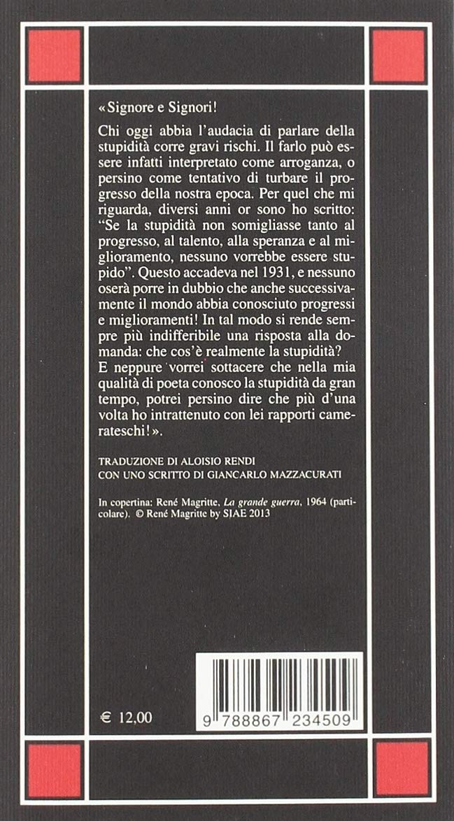 SULLA STUPIDITÀ