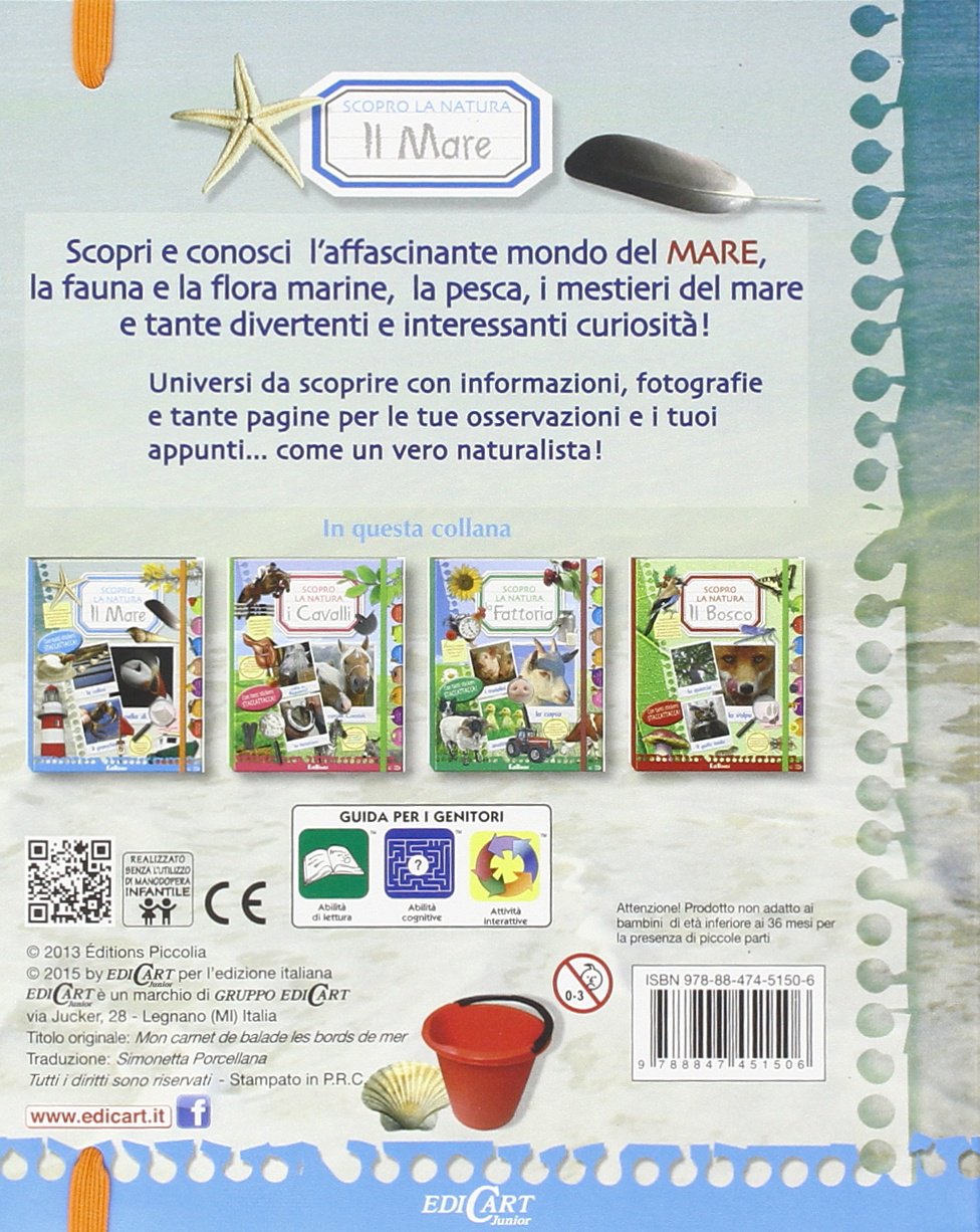 IL MARE. SCOPRO LA NATURA. CON ADESIVI. EDIZ. ILLUSTRATA