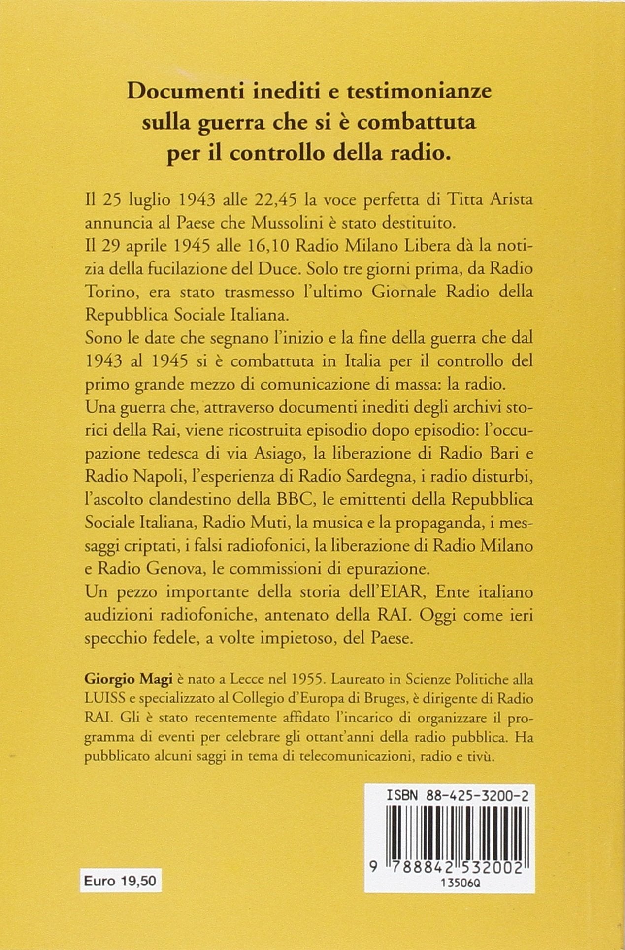 OCCUPATE L'EIAR! FATTI E PERSONAGGI DELLA RADIO ITALIANA DAL 1943 AL 1945