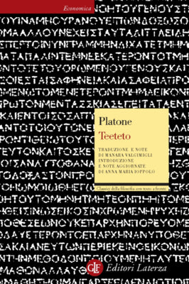 TEETETO. TESTO GRECO A FRONTE