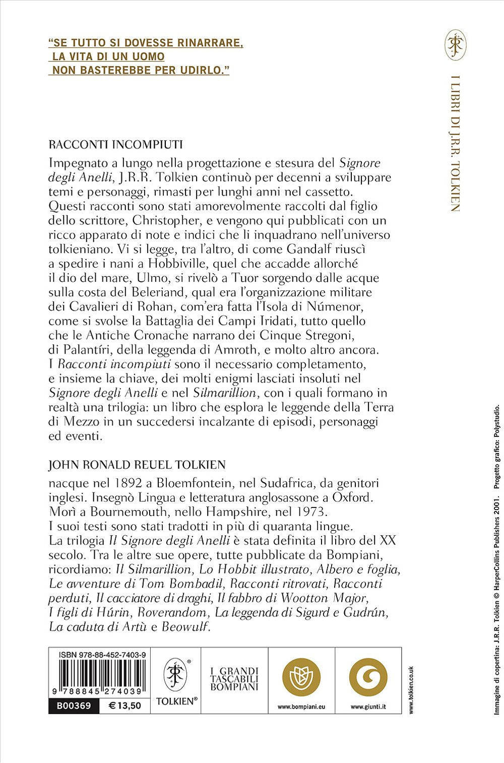 RACCONTI INCOMPIUTI