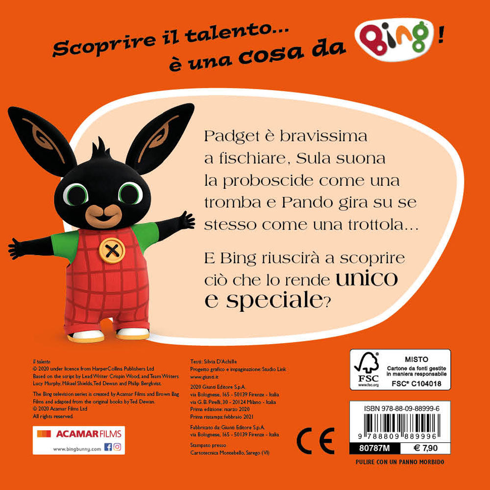 IL TALENTO. BING. EDIZ. ILLUSTRATA