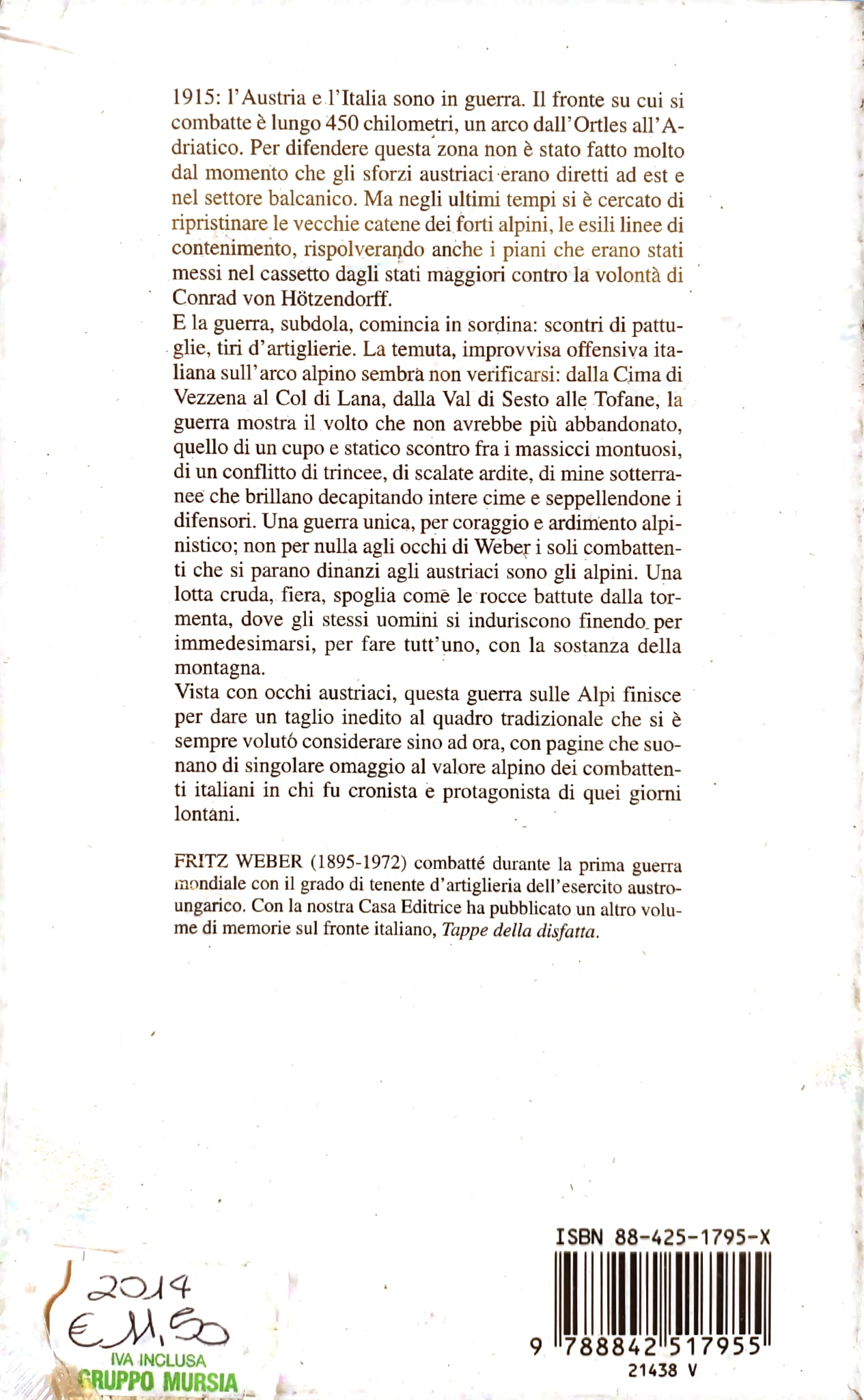 GUERRA SULLE ALPI (1915-1917)