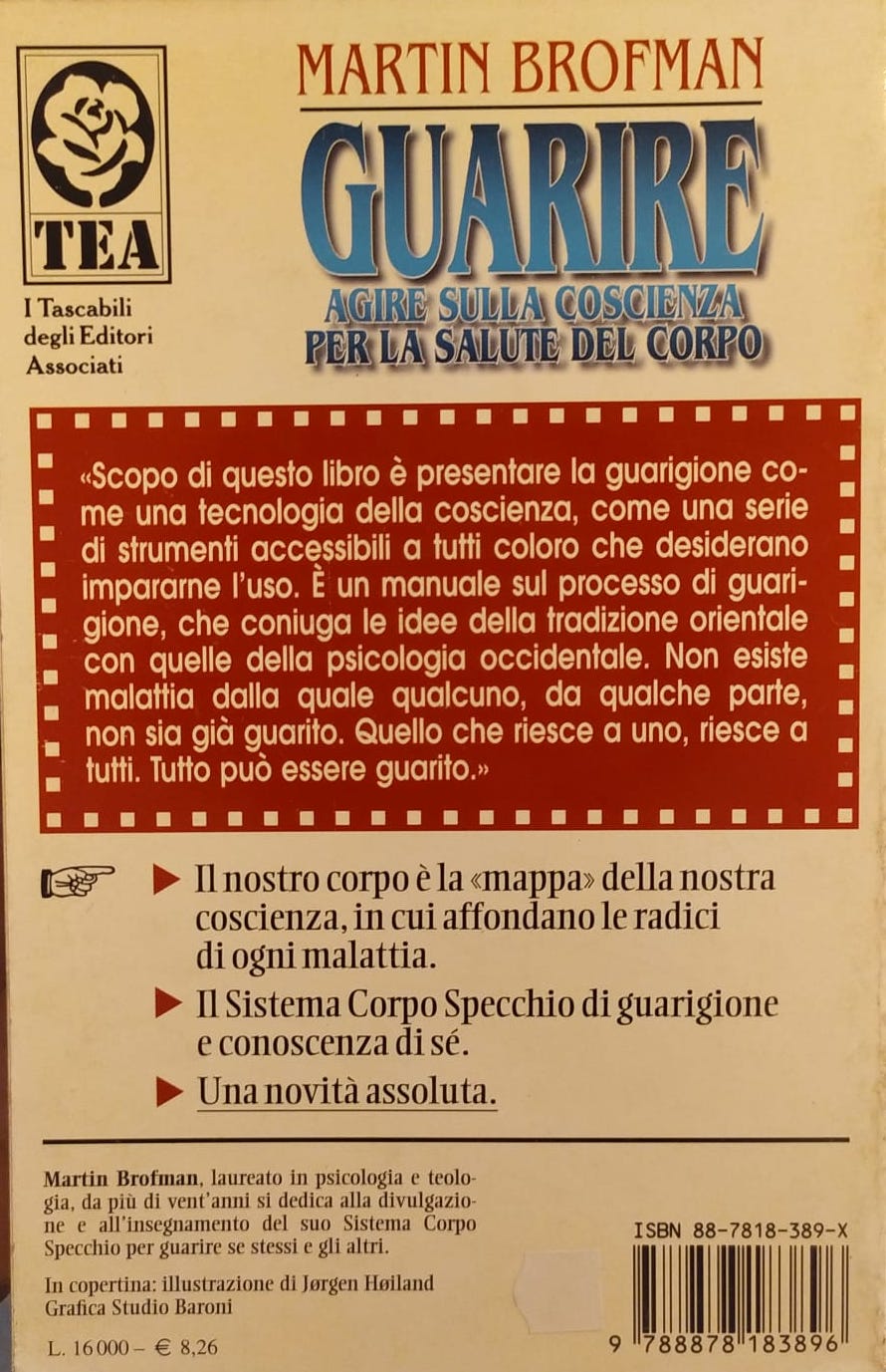 GUARIRE AGIRE SULLA COSCIENZA PER LA SALUTE DEL CORPO