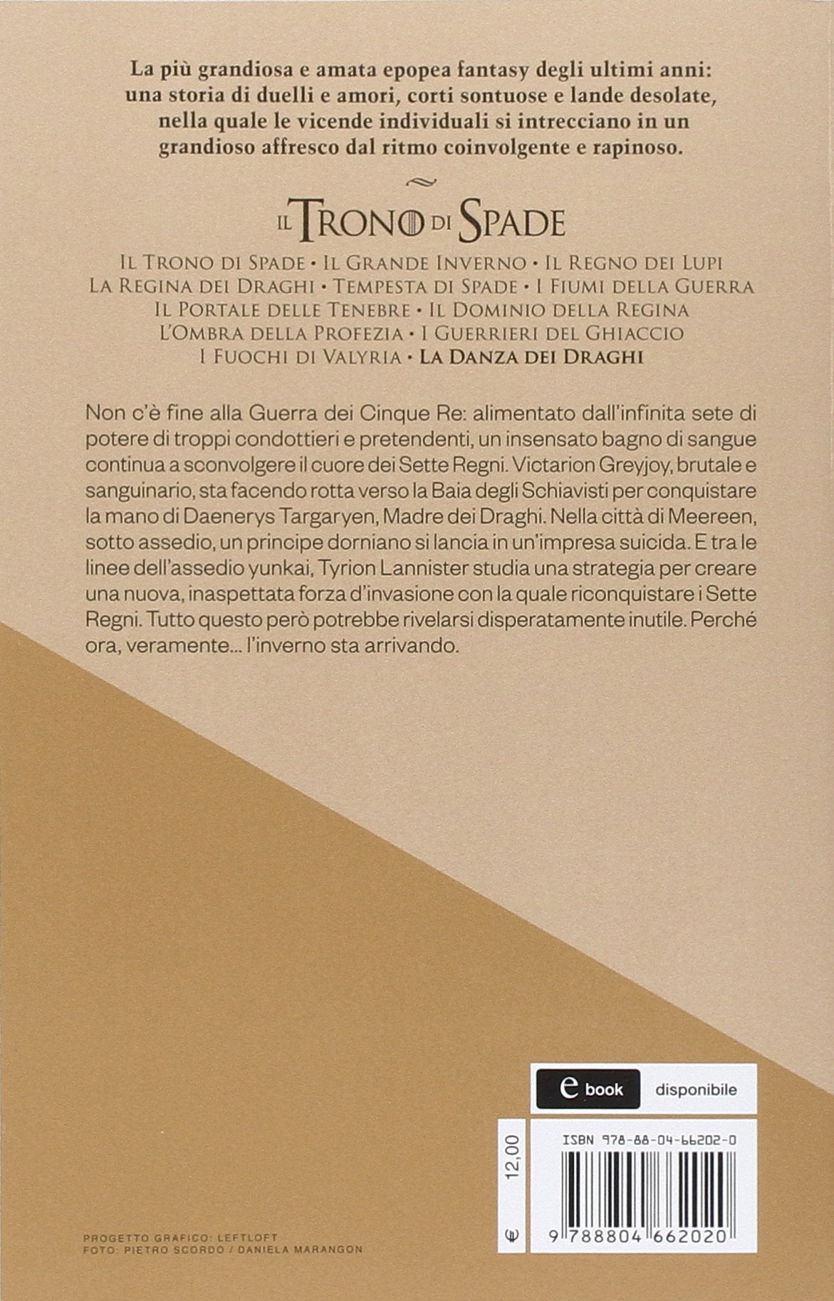 IL TRONO DI SPADE. VOL. 12: LA DANZA DEI DRAGHI