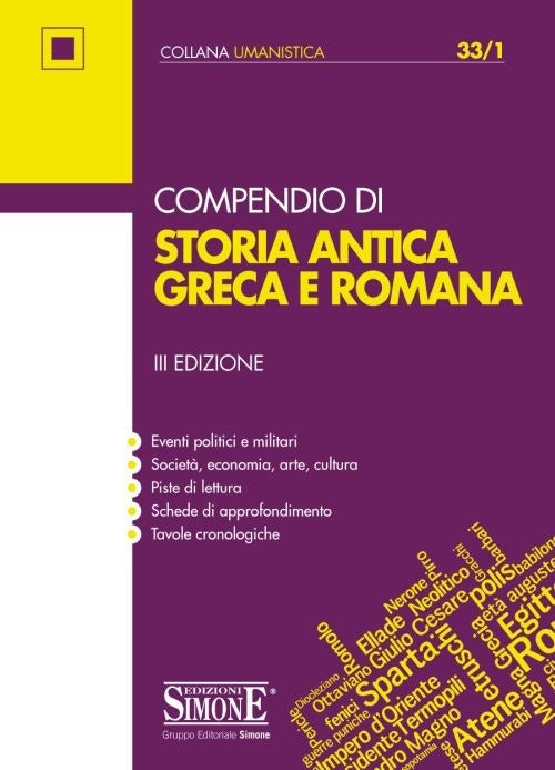COMPENDIO DI STORIA ANTICA GRECA E ROMANA