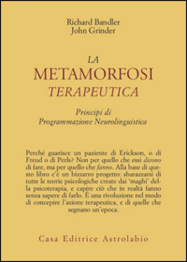 LA METAMORFOSIS TERAPEUTICA