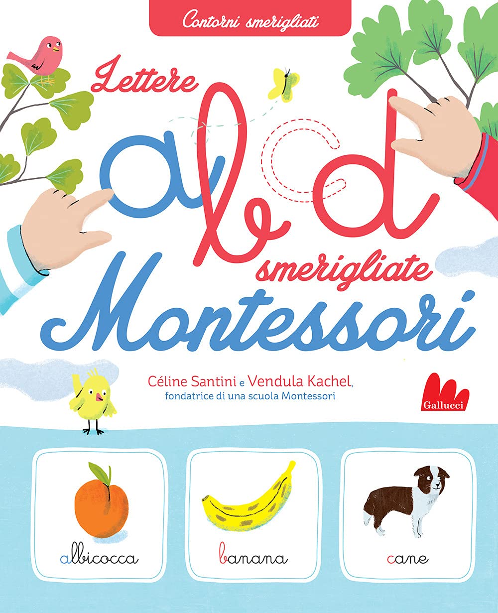 LETTERE SMERIGLIATE MONTESSORI. EDIZ. A COLORI