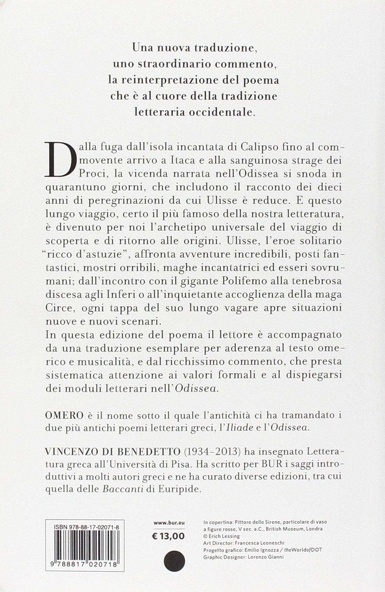ODISSEA. TESTO GRECO A FRONTE