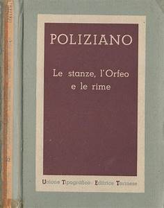 STANZE-ORFEO-RIME