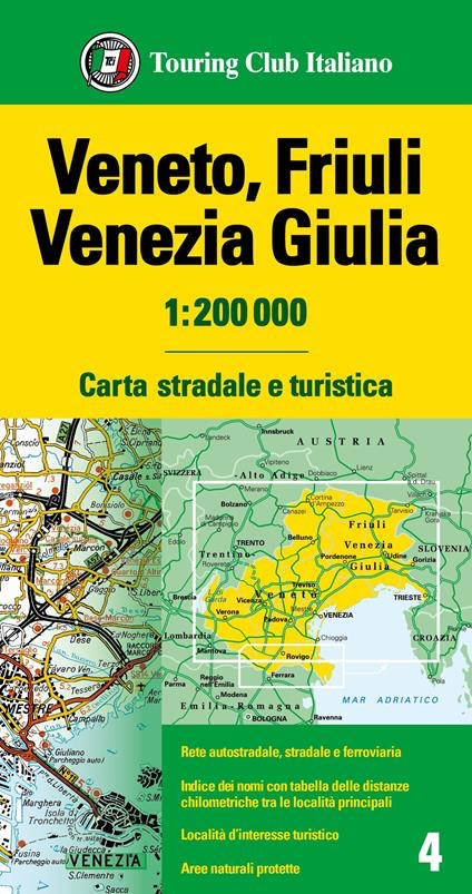 VENETO, FRIULI VENEZIA GIULIA 1:200.000