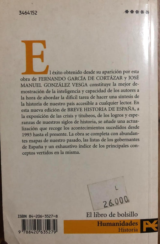 BREVE HISTORIA DE ESPAÑA