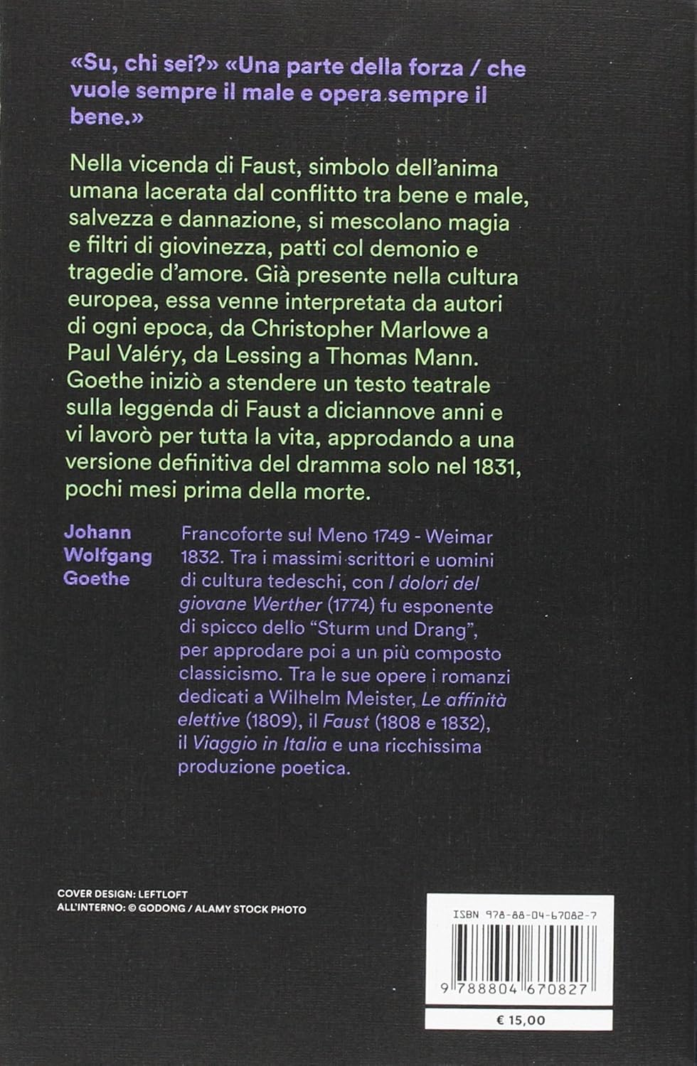FAUST. Testo tedesco a fronte